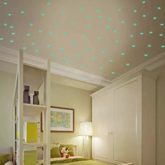 Estrellas Fluorescentes Brillan Oscuridad Para Pared O Techo - tienda online