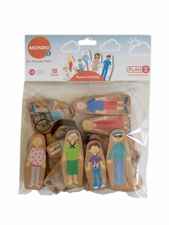 FAMILIA DE MADERA - comprar online