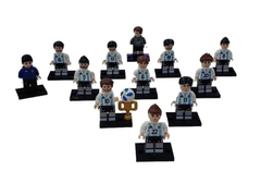 12 Muñecos Figuras Mundial Qatar 2022 Arg-lego Para Armar - comprar online