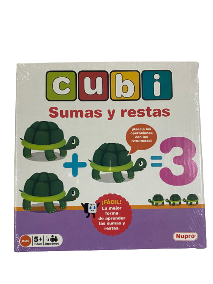 Juego De Mesa Cubi Suma Y Resta