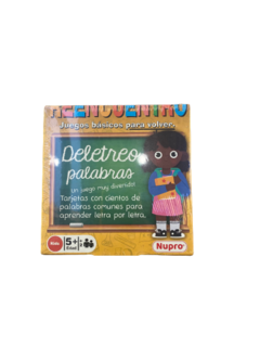 Tarjetas Con Cientos De Palabras Para Deletrear