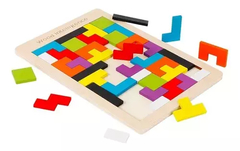 Juego Didáctico Rompecabezas Tetrix Madera Met. Montessori en internet