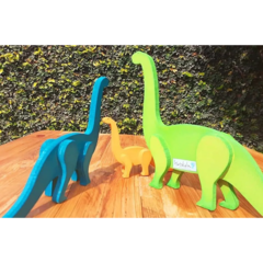 Familia Dino En Madera Seriación Por Tamaño - comprar online