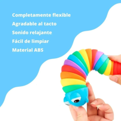 Juguete Sensorial Terapéutico Ideal Autismo Ansiedad Oruga - yo si puedo didacticos