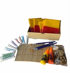 Kit De Arte 5 Tateti Para Pintar Actividad Cumples Souvenir - comprar online