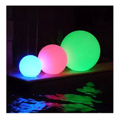 Lámpara Bola Luz Led Cambia 7 Colores Ideal Act. Sensoriales Niños. Pilas Incluidas - comprar online