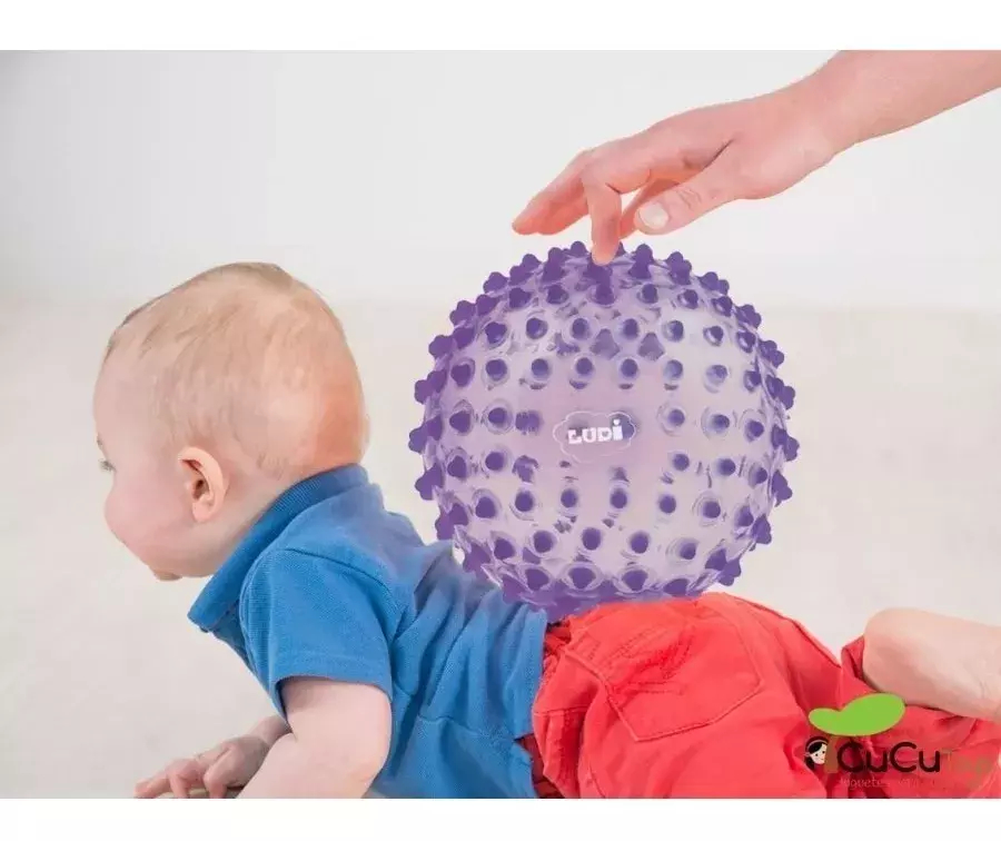 Pelota sensorial bebé de silicona Space