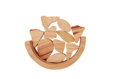 Juego De Equilibrio Rocas De Madera Coordinación Motricidad - comprar online