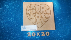 ROMPECABEZA CORAZON 20X20