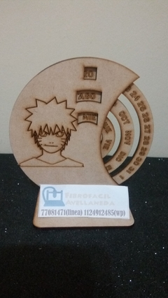 CALENDARIO PERPETUO NARUTO - comprar online