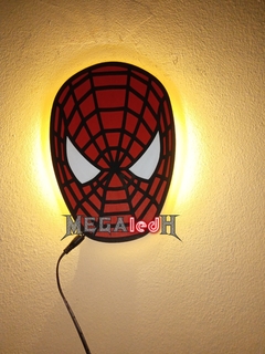 CUADRO LED SPIDERMAN HOMBRE ARAÑA - Fibrofacil Avellaneda Mayorista