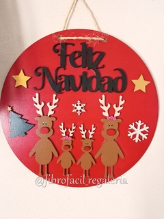 CARTEL FAMILIAR NAVIDAD