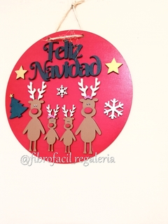 CARTEL FAMILIAR NAVIDAD - comprar online