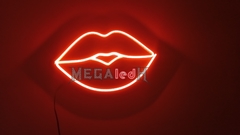 CARTEL DE NEON MODELO LABIOS ROJO en internet