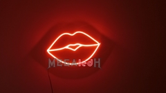 CARTEL DE NEON MODELO LABIOS ROJO - Fibrofacil Avellaneda Mayorista