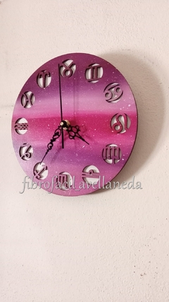 RELOJ DE PARED SIGNOS DEL ZODIACO