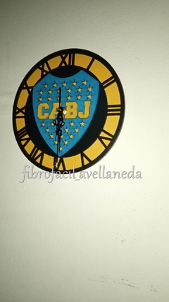 RELOJ DE PARED CLUB BOCA JUNIORS - comprar online