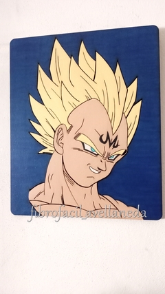 CUADRO DECORATIVO VEGETA DRAGON BALL