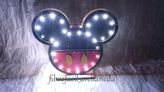 MICKEY MOUSE CON LUZ A PILA