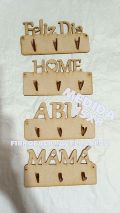 PORTALLAVES FELIZ DIA/ABU/MAMA/HOME POR 30 UNIDADES - comprar online