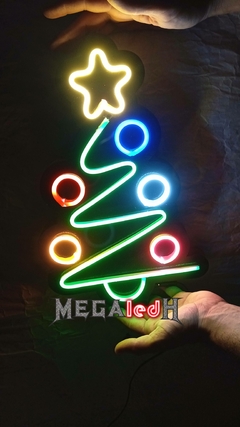 ARBOL NAVIDAD EN NEON LUMINOSO - comprar online