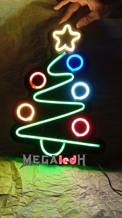 ARBOL NAVIDAD EN NEON LUMINOSO - tienda online