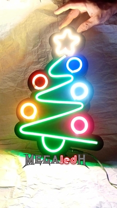 Imagen de ARBOL NAVIDAD EN NEON LUMINOSO