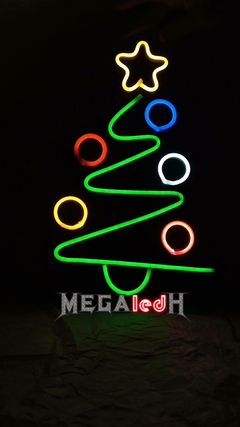 ARBOL NAVIDAD EN NEON LUMINOSO