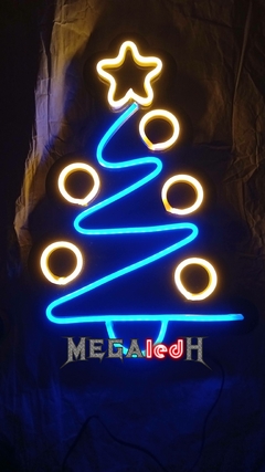 ARBOL DE NEON BOCA JUNIORS - comprar online