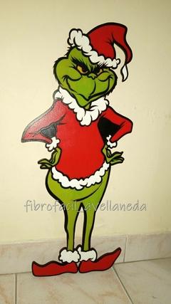 FIGURA DEL GRINCH PARA DECORAR NAVIDAD 60CM