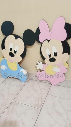 FIGURA PARA DECORACION MICKEY/MINNIE BEBE