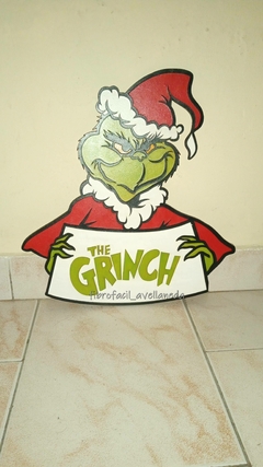 GRINCH PARA COLGAR EN LA PUERTA NAVIDEÑA - Fibrofacil Avellaneda Mayorista