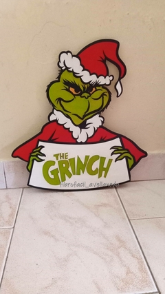 GRINCH PARA COLGAR EN LA PUERTA NAVIDEÑA - comprar online