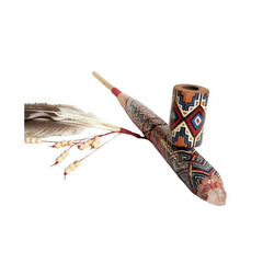 Cachimbo xamanico, cachimbo sagrado modelo sioux 