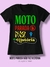 T-SHIRT PRETO - Moto parada não faz história - comprar online