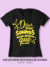 T-SHIRT PRETO frase "Deixe seus sonhos serem MAIORES que seus medos." - comprar online