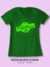 T-SHIRT VERDE BANDEIRA - Emblema Mulheres Velocidade