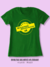 T-SHIRT VERDE BANDEIRA - Emblema Mulheres Velocidade na internet