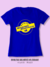 T-SHIRT AZUL ROYAL - Emblema Mulheres Velocidade na internet