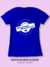 T-SHIRT AZUL ROYAL - Emblema Mulheres Velocidade