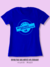 T-SHIRT AZUL ROYAL - Emblema Mulheres Velocidade - Mulheres Velocidade Shop