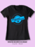 T-SHIRT PRETO - Emblema Mulheres Velocidade - Mulheres Velocidade Shop