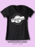 T-SHIRT PRETO - Emblema Mulheres Velocidade