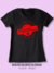 T-SHIRT PRETO - Emblema Mulheres Velocidade na internet