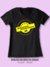 Imagem do T-SHIRT PRETO - Emblema Mulheres Velocidade