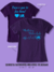 T-SHIRT ROXO - Batimentos Mulheres Velocidade - Mulheres Velocidade Shop