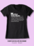 T-SHIRT PRETO - Mulher Velocidade Significado - loja online