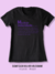 T-SHIRT PRETO - Mulher Velocidade Significado - Mulheres Velocidade Shop