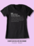 Imagem do T-SHIRT PRETO - Mulher Velocidade Significado