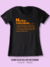 T-SHIRT PRETO - Mulher Velocidade Significado - Mulheres Velocidade Shop